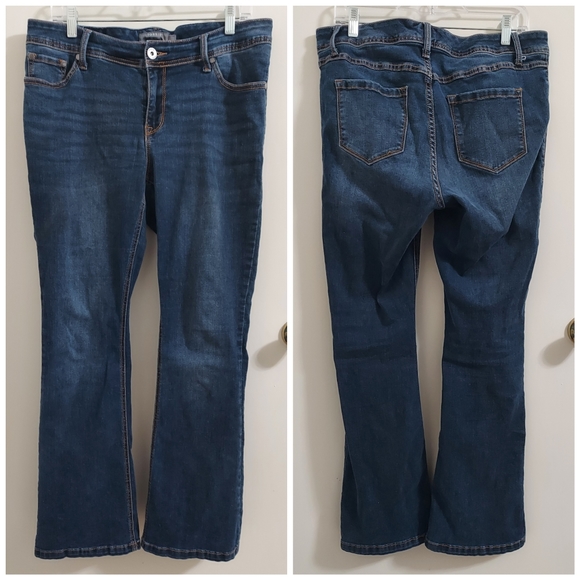 SOLD (2) Torrid Luxe Slim Bootcut Jeans 12R - Picture 3 of 9